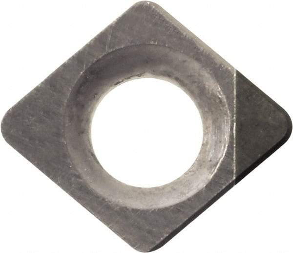 Kyocera - CCMW32.51 Grade KBN510 CBN Turning Insert - Uncoated, 80° Diamond, 3/8" Inscr Circle, 5/32" Thick, 1/64" Corner Radius - Benchmark Tooling