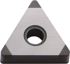 Kyocera - TNGA331 F Grade KBN570 CBN Turning Insert - Uncoated, 60° Triangle, 3/8" Inscr Circle, 3/16" Thick, 1/64" Corner Radius - Benchmark Tooling
