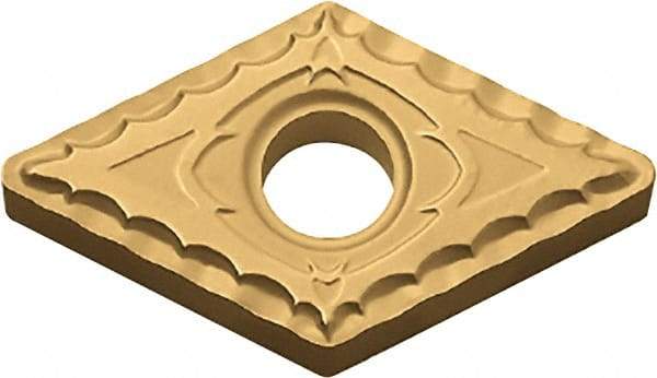 Kyocera - DNMG432 XQ Grade TN620 Cermet Turning Insert - Uncoated, 55° Diamond, 1/2" Inscr Circle, 3/16" Thick, 1/32" Corner Radius - Benchmark Tooling