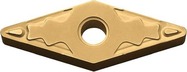 Kyocera - VNMG331 HQ Grade PV720 Cermet Turning Insert - TiCN (Megacoat Nano) Finish, 35° Diamond, 3/8" Inscr Circle, 3/16" Thick, 1/64" Corner Radius - Benchmark Tooling