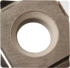 Kyocera - SPGH321 Grade TN60 Cermet Turning Insert - Uncoated, 90° Square, 3/8" Inscr Circle, 1/8" Thick, 1/64" Corner Radius - Benchmark Tooling