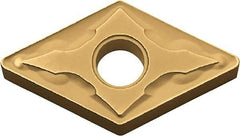 Kyocera - DNMG331 GS Grade CA530 Carbide Turning Insert - TiCN/Al2O3/TiN Finish, 55° Diamond, 3/8" Inscr Circle, 3/16" Thick, 1/64" Corner Radius - Benchmark Tooling