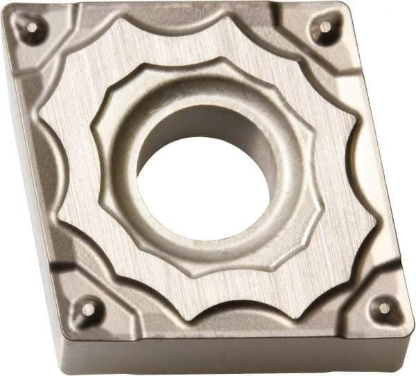 Kyocera - CNMG431 GP Grade PV720 Cermet Turning Insert - TiCN (Megacoat Nano) Finish, 80° Diamond, 1/2" Inscr Circle, 3/16" Thick, 1/64" Corner Radius - Benchmark Tooling