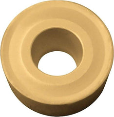 Kyocera - RCMX1003M0 Grade TN60 Cermet Turning Insert - Uncoated, Round, 10mm Inscr Circle, 1/8" Thick - Benchmark Tooling