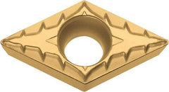 Kyocera - DCMT32.50.5 XP Grade CA515 Carbide Turning Insert - TiCN/Al2O3/TiN Finish, 55° Diamond, 3/8" Inscr Circle, 5/32" Thick, 0.008" Corner Radius - Benchmark Tooling