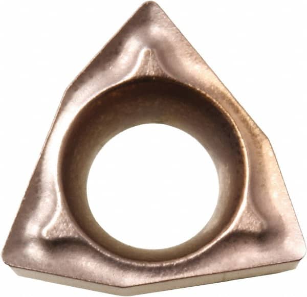 Kyocera - WBMT1.51.50.5 DP Grade CA530 Carbide Turning Insert - TiCN/Al2O3/TiN Finish, 80° Trigon, 3/16" Inscr Circle, 3/32" Thick, 0.008" Corner Radius - Benchmark Tooling