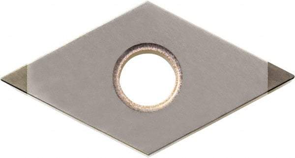 Kyocera - DNGA432 Grade KBN05M CBN Turning Insert - Megacoat Finish, 55° Diamond, 1/2" Inscr Circle, 3/16" Thick, 1/32" Corner Radius - Benchmark Tooling