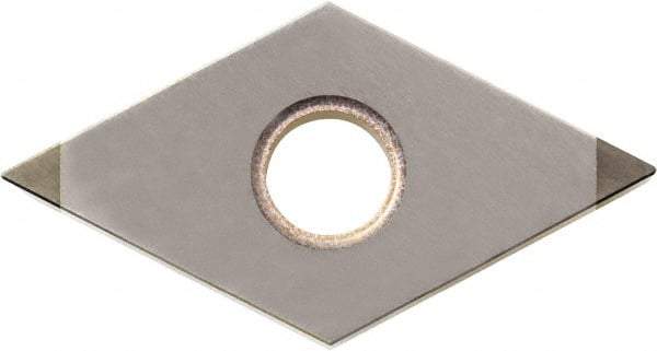 Kyocera - DNGA435 Grade KBN05M CBN Turning Insert - Megacoat Finish, 55° Diamond, 1/2" Inscr Circle, 3/16" Thick, 5/64" Corner Radius - Benchmark Tooling