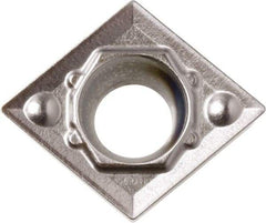 Kyocera - CCMT21.51 HQ Grade CA530 Carbide Turning Insert - TiCN/Al2O3/TiN Finish, 80° Diamond, 1/4" Inscr Circle, 3/32" Thick, 1/64" Corner Radius - Benchmark Tooling