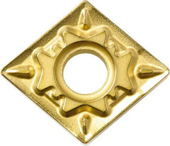 Kyocera - CNMG332 HQ Grade CA510 Carbide Turning Insert - TiCN/Al2O3/TiN Finish, 80° Diamond, 3/8" Inscr Circle, 3/16" Thick, 1/32" Corner Radius - Benchmark Tooling