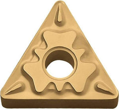 Kyocera - TNMG231 HQ Grade CA515 Carbide Turning Insert - TiCN/Al2O3/TiN Finish, 60° Triangle, 1/4" Inscr Circle, 3/16" Thick, 1/64" Corner Radius - Benchmark Tooling