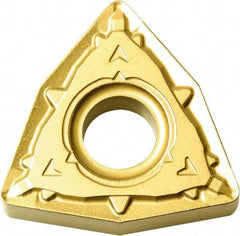 Kyocera - WNMG432 WP Grade CA515 Carbide Turning Insert - TiCN/Al2O3/TiN Finish, 80° Trigon, 1/2" Inscr Circle, 3/16" Thick, 1/32" Corner Radius - Benchmark Tooling