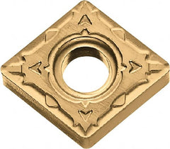 Kyocera - CNMG432 WP Grade CA510 Carbide Turning Insert - TiCN/Al2O3/TiN Finish, 80° Diamond, 1/2" Inscr Circle, 3/16" Thick, 1/32" Corner Radius - Benchmark Tooling