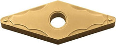 Kyocera - VNMG330.5 GP Grade CA515 Carbide Turning Insert - TiCN/Al2O3/TiN Finish, 35° Diamond, 3/8" Inscr Circle, 3/16" Thick, 0.008" Corner Radius - Benchmark Tooling