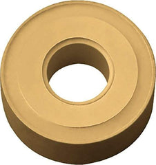 Kyocera - RNMG43 Grade CA525 Carbide Turning Insert - TiCN/Al2O3/TiN Finish, Round, 1/2" Inscr Circle, 3/16" Thick - Benchmark Tooling