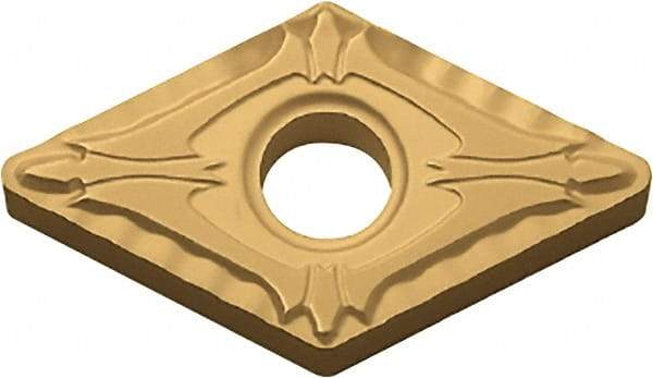 Kyocera - DNMG431 XP Grade CA515 Carbide Turning Insert - TiCN/Al2O3/TiN Finish, 55° Diamond, 1/2" Inscr Circle, 3/16" Thick, 1/64" Corner Radius - Benchmark Tooling
