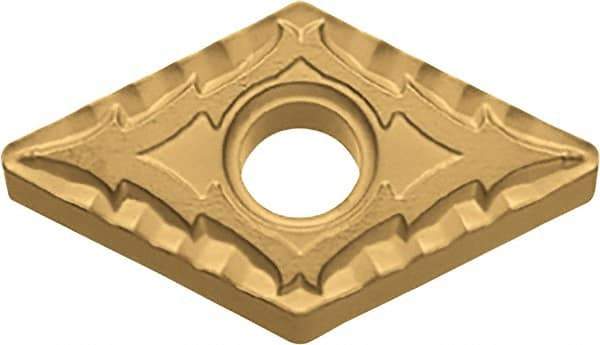 Kyocera - DNMG441 CQ Grade CA515 Carbide Turning Insert - TiCN/Al2O3/TiN Finish, 55° Diamond, 1/2" Inscr Circle, 1/4" Thick, 1/64" Corner Radius - Benchmark Tooling