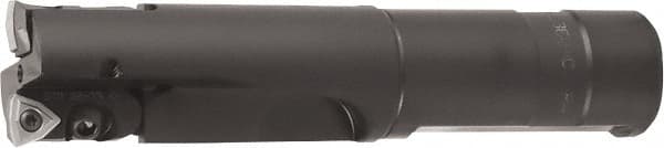 Kyocera - 3-1/8" Max Drill Depth, 1.86" Diam, Indexable Insert Drill - 2 Inserts, 1-1/2" Shank Diam, Whistle Notch Shank - Benchmark Tooling