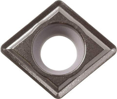 Kyocera - CCMT32.52 Grade CA510 Carbide Turning Insert - TiCN/Al2O3/TiN Finish, 80° Diamond, 3/8" Inscr Circle, 5/32" Thick, 1/32" Corner Radius - Benchmark Tooling