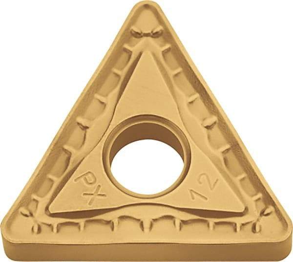 Kyocera - TNMM333 Grade KPD010 Polycrystalline Diamond (PCD) Turning Insert - Uncoated, 60° Triangle, 3/8" Inscr Circle, 3/16" Thick, 3/64" Corner Radius - Benchmark Tooling