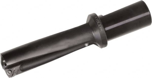 Kyocera - 2.83" Max Drill Depth, 0.945" Diam, Indexable Insert Drill - 2 Inserts, 1" Shank Diam, Whistle Notch Shank - Benchmark Tooling