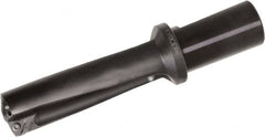 Kyocera - 5.62" Max Drill Depth, 1-7/8" Diam, Indexable Insert Drill - 4 Inserts, 1-1/2" Shank Diam, Whistle Notch Shank - Benchmark Tooling