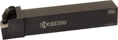 Kyocera - MVVN, Neutral Cut, 72.50° Lead Angle, 3/4" Shank Height x 3/4" Shank Width, Negative Rake Indexable Turning Toolholder - 4-1/2" OAL, VN.. 33 Insert Compatibility, Series MVVN - Benchmark Tooling