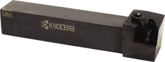 Kyocera - MTGN, Left Hand Cut, 90° Lead Angle, 3/4" Shank Height x 3/4" Shank Width, Negative Rake Indexable Turning Toolholder - 4-1/2" OAL, TN.. 33.. Insert Compatibility, Series MTGN - Benchmark Tooling