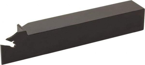 Kyocera - KTKHR, Right Hand Cut, 26.5mm Max Depth of Cut, 55mm Max Workpc Diam, TKN 3(-P), TKR/L 3(-P) Insert, Indexable Cutoff Toolholder - 150mm OAL, 25mm Shank Height, 118.5mm Shank Length - Benchmark Tooling