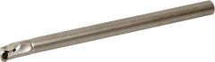 Kyocera - 10mm Min Bore Diam, 120mm OAL, 8mm Shank Diam, S/A-SWUB(P)-AE Indexable Boring Bar - 16mm Max Bore Depth, WBGT 1515.., WBGW 1515.., WBMT 1515.., WPGT 1515.., WPGW 1515.., WPMT 1515.., WPMW 1515.. Insert, Screw Holding Method - Benchmark Tooling