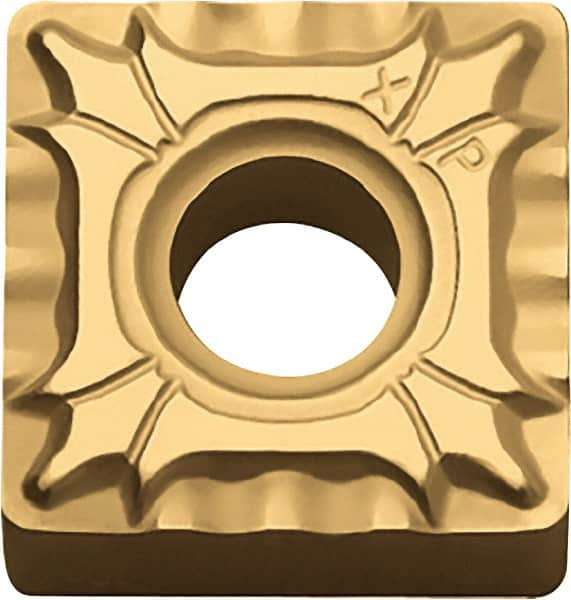 Kyocera - SNMG432 XP Grade CA525 Carbide Turning Insert - TiCN/Al2O3/TiN Finish, 90° Square, 1/2" Inscr Circle, 3/16" Thick, 1/32" Corner Radius - Benchmark Tooling