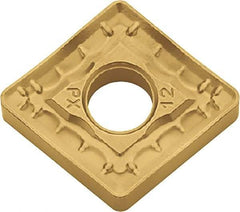 Kyocera - CNMM643 PX Grade CA525 Carbide Turning Insert - TiCN/Al2O3/TiN Finish, 80° Diamond, 3/4" Inscr Circle, 1/4" Thick, 3/64" Corner Radius - Benchmark Tooling