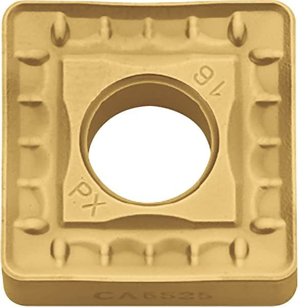 Kyocera - SNMM432 PX Grade CA525 Carbide Turning Insert - TiCN/Al2O3/TiN Finish, 90° Square, 1/2" Inscr Circle, 3/16" Thick, 1/32" Corner Radius - Benchmark Tooling