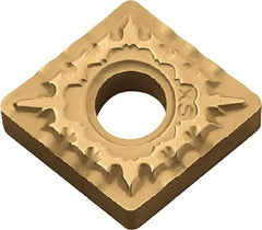 Kyocera - CNMG432 XS Grade CA510 Carbide Turning Insert - TiCN/Al2O3/TiN Finish, 80° Diamond, 1/2" Inscr Circle, 3/16" Thick, 1/32" Corner Radius - Benchmark Tooling