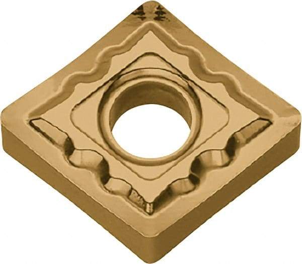 Kyocera - CNMG432 TK Grade CA6515 Carbide Turning Insert - TiCN/Al2O3/TiN Finish, 80° Diamond, 1/2" Inscr Circle, 3/16" Thick, 1/32" Corner Radius - Benchmark Tooling