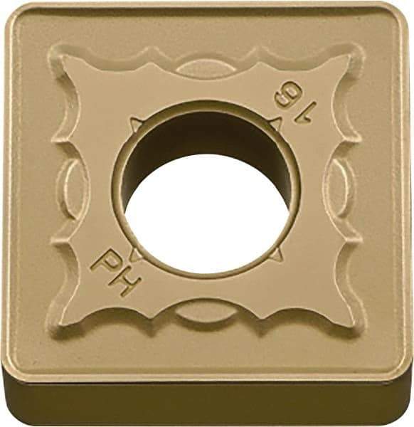 Kyocera - SNMG434 PH Grade CA525 Carbide Turning Insert - TiCN/Al2O3/TiN Finish, 90° Square, 1/2" Inscr Circle, 3/16" Thick, 1/16" Corner Radius - Benchmark Tooling