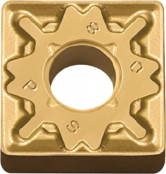 Kyocera - SNMG432 PS Grade CA6515 Carbide Turning Insert - TiCN/Al2O3/TiN Finish, 90° Square, 1/2" Inscr Circle, 3/16" Thick, 1/32" Corner Radius - Benchmark Tooling