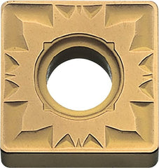 Kyocera - SNMG432 ZS Grade CA4505 Carbide Turning Insert - TiCN/Al2O3 Finish, 90° Square, 1/2" Inscr Circle, 3/16" Thick, 1/32" Corner Radius - Benchmark Tooling