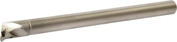 Kyocera - 14mm Min Bore Diam, 140mm OAL, 10mm Shank Diam, A-SVPC(B)-AE Indexable Boring Bar - 24mm Max Bore Depth, VCGW 1515.., VCMT 1515.. Insert, Screw Holding Method - Benchmark Tooling