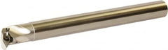 Kyocera - 25mm Min Bore Diam, 200mm OAL, 20mm Shank Diam, A-SVZC(B)-AE Indexable Boring Bar - 40.5mm Max Bore Depth, VBET 22.., VBGT 22.., VBGW 22.., VBMT 22.., VCGT 22.., VCMT 22.. Insert, Screw Holding Method - Benchmark Tooling