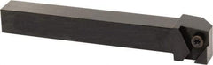 Kyocera - KTGF, External, Right Hand, 2.5mm Max Depth of Cut, 0.33 to 2.5mm Groove Width, Indexable Grooving Tool Holder - TGF32.. Insert Compatibility, 16mm Shank Height, 16mm Shank Width, 100mm OAL - Benchmark Tooling