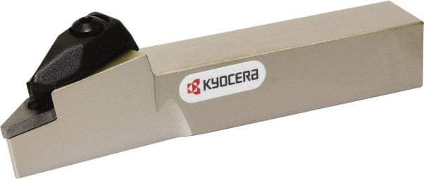 Kyocera - DVLN, Left Hand Cut, 95° Lead Angle, 20mm Shank Height x 20mm Shank Width, Negative Rake Indexable Turning Toolholder - 125mm OAL, VN.. 33 Insert Compatibility, Series DVLN - Benchmark Tooling