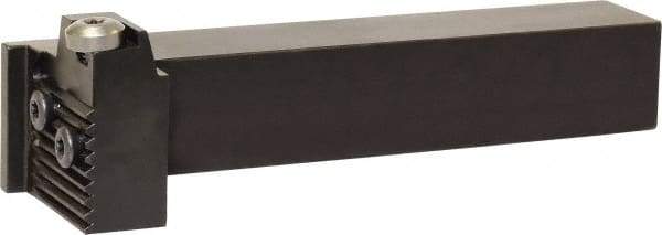 Kyocera - KGDS, External, Right Hand, 10mm Max Depth of Cut, 3mm Max Groove Width, Indexable Grooving Tool Holder - Multiple Insert Compatibility, 20mm Shank Height, 20mm Shank Width, 125mm OAL - Benchmark Tooling