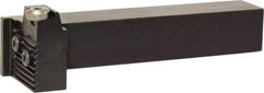 Kyocera - KGDS, External, Right Hand, 10mm Max Depth of Cut, 3mm Max Groove Width, Indexable Grooving Tool Holder - Multiple Insert Compatibility, 25mm Shank Height, 25mm Shank Width, 150mm OAL - Benchmark Tooling