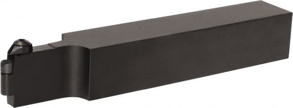 Kyocera - CRDC, Neutral Cut, 90° Lead Angle, 1" Shank Height x 1" Shank Width, Positive Rake Indexable Turning Toolholder - 8" OAL, RC..102.. Insert Compatibility, Series CRDC - Benchmark Tooling