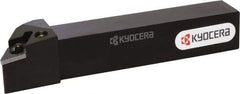 Kyocera - PDJN, Left Hand Cut, 93° Lead Angle, 20mm Shank Height x 20mm Shank Width, Negative Rake Indexable Turning Toolholder - 125mm OAL, DN.. 43.. Insert Compatibility, Series PDJN - Benchmark Tooling