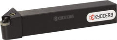 Kyocera - PRGN, Right Hand Cut, 90° Lead Angle, 20mm Shank Height x 20mm Shank Width, Negative Rake Indexable Turning Toolholder - 125mm OAL, RN.. 32.. Insert Compatibility, Series PRGN - Benchmark Tooling