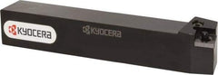 Kyocera - PSBN, Right Hand Cut, 75° Lead Angle, 25mm Shank Height x 25mm Shank Width, Negative Rake Indexable Turning Toolholder - 150mm OAL, SN.. 43.. Insert Compatibility, Series PSBN - Benchmark Tooling