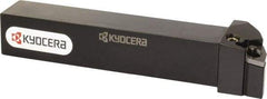 Kyocera - PWLN, Left Hand Cut, 95° Lead Angle, 20mm Shank Height x 20mm Shank Width, Negative Rake Indexable Turning Toolholder - 125mm OAL, WN.. 43.. Insert Compatibility, Series PWLN - Benchmark Tooling