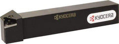Kyocera - PTGN, Right Hand Cut, 90° Lead Angle, 20mm Shank Height x 20mm Shank Width, Negative Rake Indexable Turning Toolholder - 125mm OAL, TN.. 33.. Insert Compatibility, Series PTGN - Benchmark Tooling